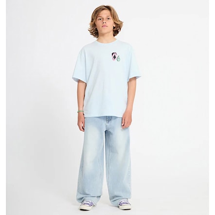 Koszulka Volcom Kids Aura BSC SST light blue acid 2026 - 4