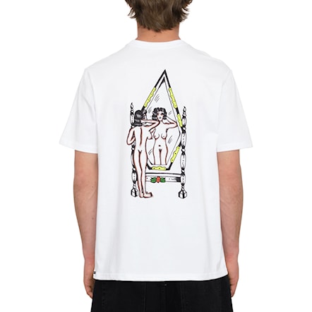 T-shirt Volcom Lintell Mirror SST white 2024 - 1