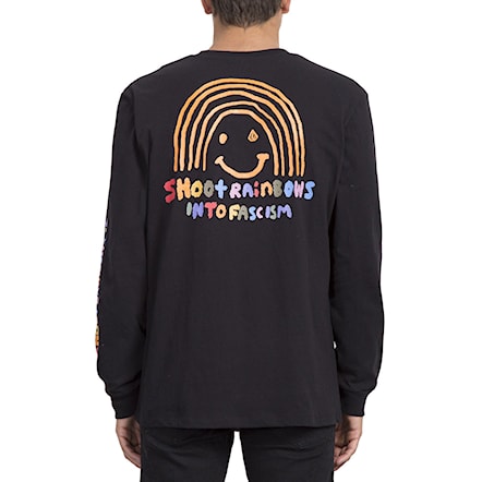 T-shirt Volcom Ozzy Rainbow Bxy Ls black 2019 - 1