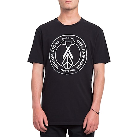T-shirt Volcom Peace Scissors Ltw black 2019 - 1