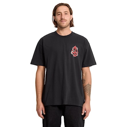 T-shirt Volcom Snake Peace LSE SST black 2025 - 2