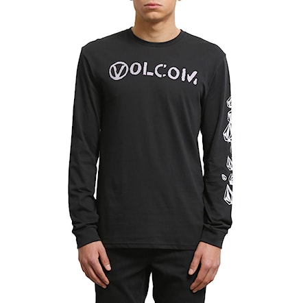 T-shirt Volcom Stone Spew LS black 2018 - 1