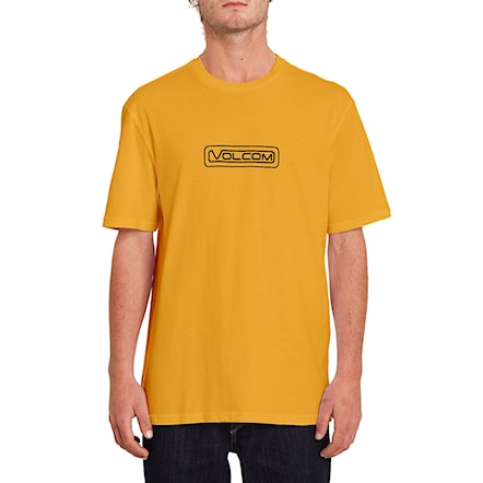 T-shirt Volcom Striper Basic Ss vintage gold 2021 - 1