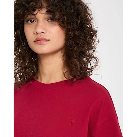 Tričko Volcom Wms Stone Blanks Up deep red 2026 - 4