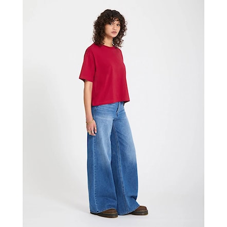 Tričko Volcom Wms Stone Blanks Up deep red 2026 - 5