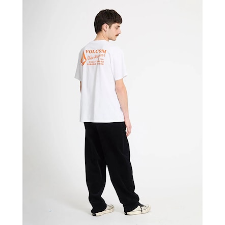 Koszulka Volcom Workwear SST white combo 2026 - 9