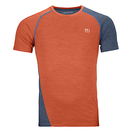 T-shirt ORTOVOX 120 Cool Tec Fast Upward Ts desert orange blend 2021 - 1