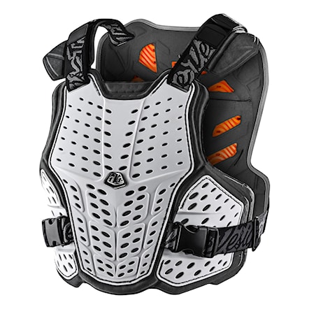 Chránič chrbtice na bicykel Troy Lee Designs Rockfight CE Chest Protector Solid white 2024 - 2