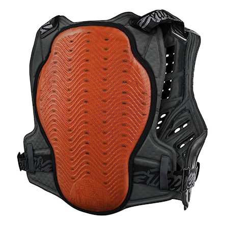 Chránič chrbtice na bicykel Troy Lee Designs Rockfight CE Flex Chest Protector Solid black 2024 - 1