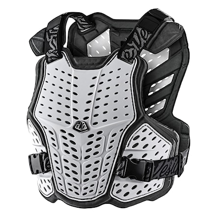 Bike Back Protector Troy Lee Designs Rockfight Chest Protector Solid white 2024 - 2