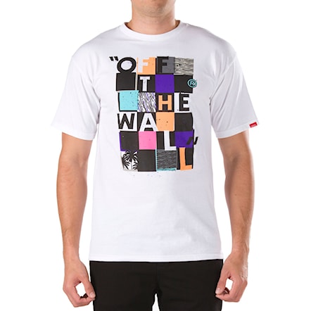 T-shirt Vans Checker Blaster II white 2014 - 1