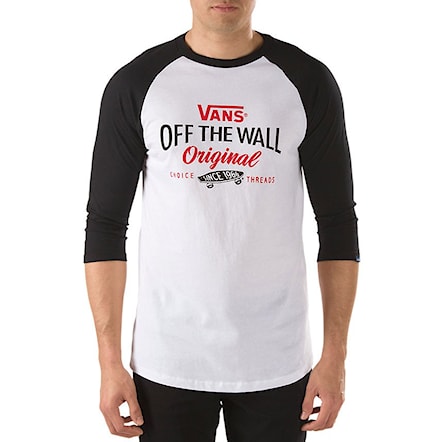 T-shirt Vans Choice Threads Raglan white/black 2014 - 1