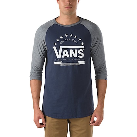T-shirt Vans Game Day Raglan navy/heather grey 2015 - 1