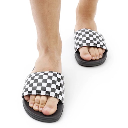 Slide Sandals Vans La Costa Slide-On checkerboard true white/black 2022 - 13