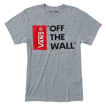 Koszulka Vans Off The Wall athletic heather 2015 - 1