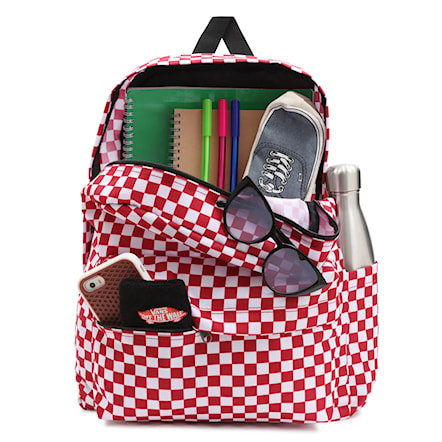 Backpack Vans Old Skool Check chili pepper/checkerboard 2023 - 2