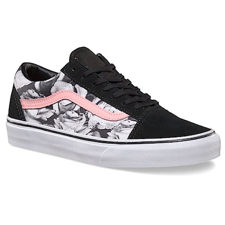 Sneakers Vans Old Skool digi roses black/true white 2014 - 1