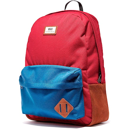 Backpack Vans Old Skool Ii red dahlia colorblock 2016 - 1