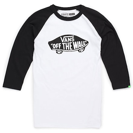 T-shirt Vans Otw Raglan Boys white/black 2014 - 1