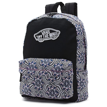 Backpack Vans Realm checker kaleidoscope true white 2016 - 1