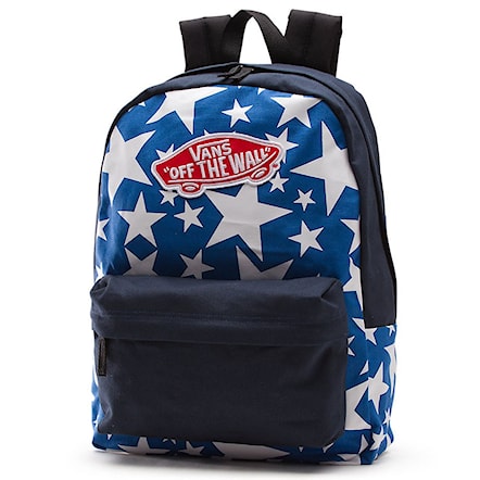 Backpack Vans Realm stars dress blue/true white 2014 - 1