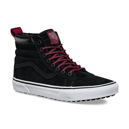 Sneakers Vans Sk8-Hi Mte black/beet red 2016 - 1