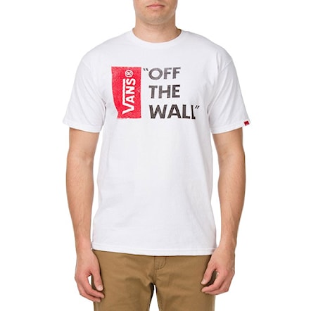 T-shirt Vans Vans Off The Wall white 2014 - 1