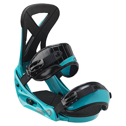 Ski Binding Burton Custom teal - 1