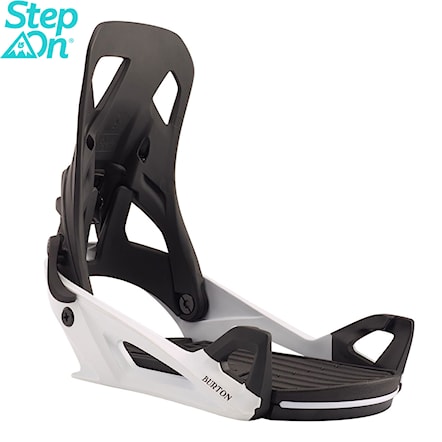 Wiązanie snowboardowe Burton Step On black/white 2020 - 1