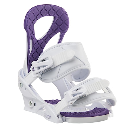 Wiązanie narciarskie Burton Stiletto-Disc white/purple 2017 - 1