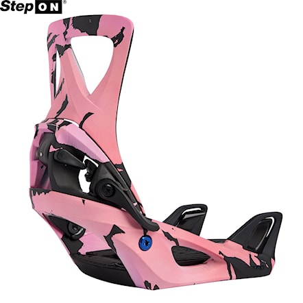 Vázání na snowboard Burton Wms Step On pink/black 2024 - 1