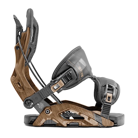 Snowboard Binding Flow Fuse brown | Snowboard Zezula