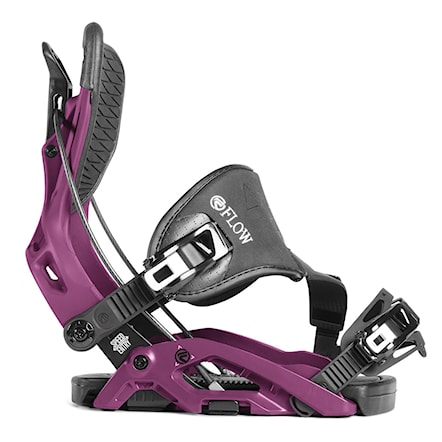 Vázání na snowboard Flow Omni Hybrid purple 2019 - 1
