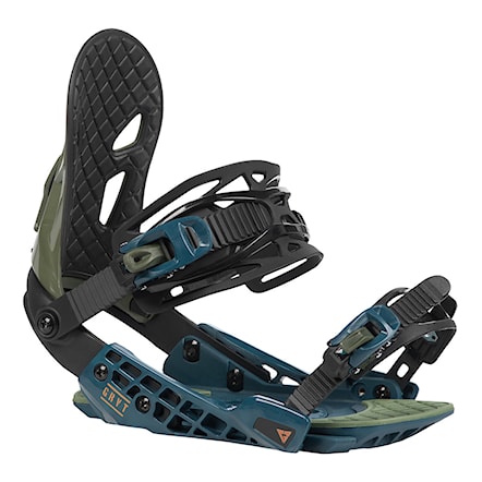 Viazanie na snowboard Gravity G2 black/blue/olive 2022 - 1