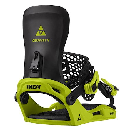 Vázání na snowboard Gravity Indy lime/black 2024 - 2