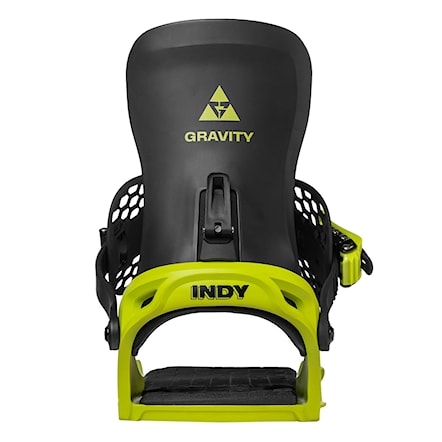 Vázání na snowboard Gravity Indy lime/black 2024 - 3