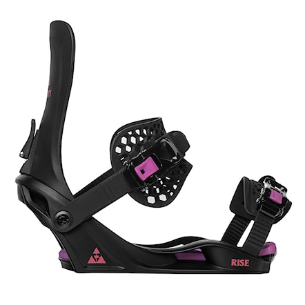 Viazanie na snowboard Gravity Rise black/purple 2024 - 4