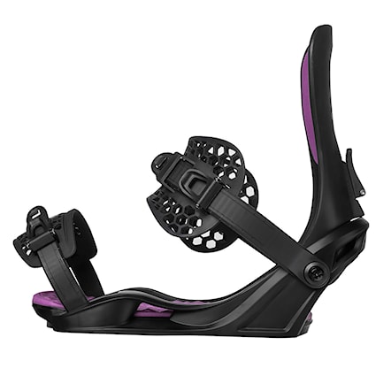 Snowboard Binding Gravity Rise black/purple 2024 - 5