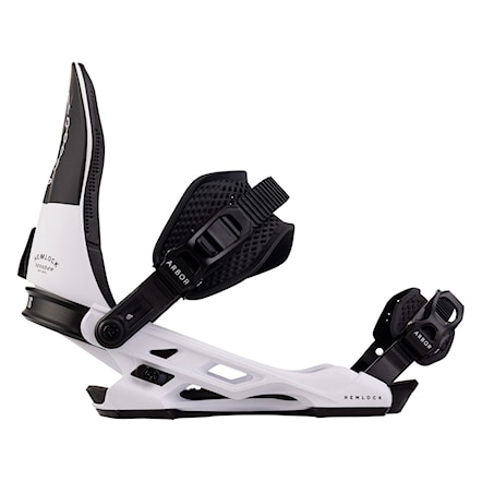 Snowboard Binding Arbor Hemlock white/black/boss dog 2025 - 4