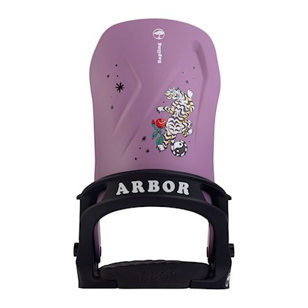 Viazanie na snowboard Arbor Sapling black/purple 2025 - 2