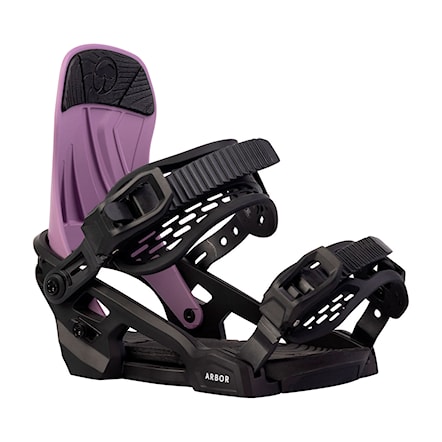 Viazanie na snowboard Arbor Sapling black/purple 2025 - 3