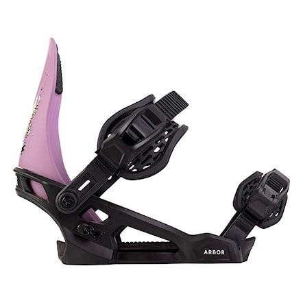 Viazanie na snowboard Arbor Sapling black/purple 2025 - 4