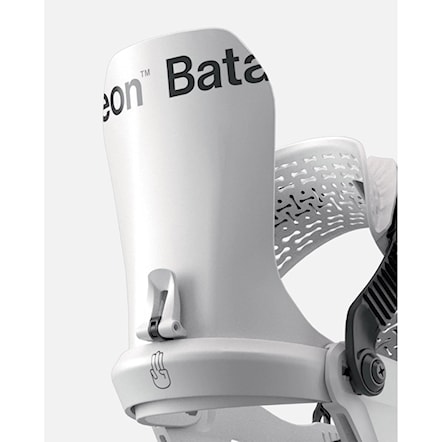 Vázání na snowboard Bataleon Chaos HW white 2026 - 4
