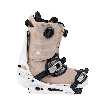 Snowboard Binding Burton Cartel grey/white 2025 - 3