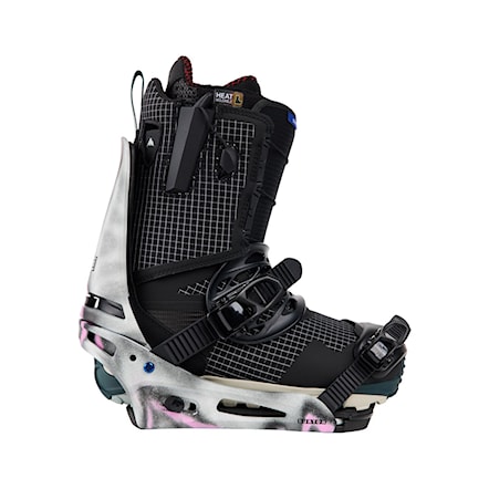 Snowboard Binding Burton Cartel X grey/pink 2025 - 3