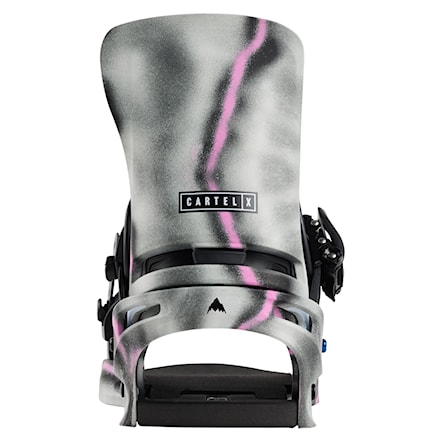 Snowboard Binding Burton Cartel X grey/pink 2025 - 4