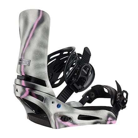 Wiązanie snowboardowe Burton Cartel X grey/pink 2025 - 1