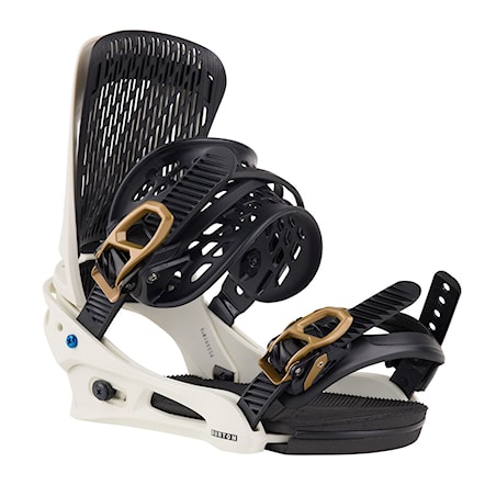 Wiązanie snowboardowe Burton Genesis white/gold 2024 - 1