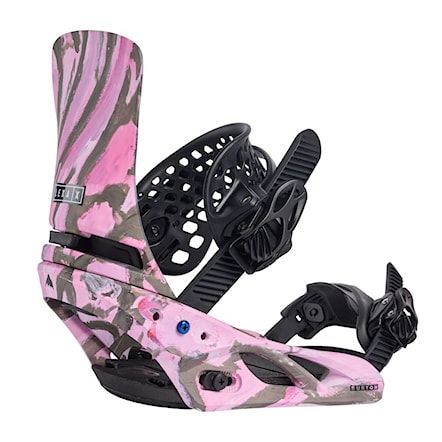 Wiązanie snowboardowe Burton Lexa X grey/pink 2025 - 1