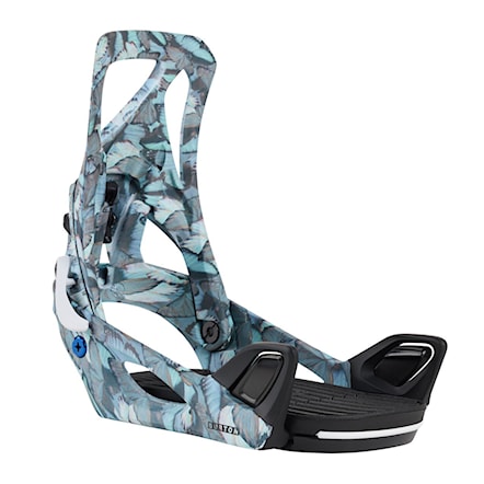 Snowboard Binding Burton Wms Step On blue butterflies 2025 - 2